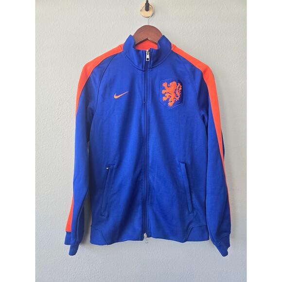 Nike Netherlands “Oranje” Full‑Zip Track Jacket Men's S Blue Orange Retro Style - Picture 2 of 8